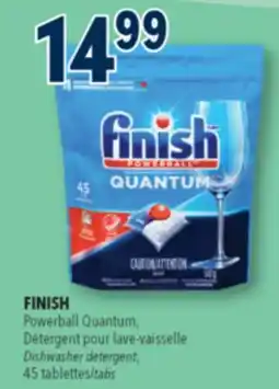 Familiprix FINISH, Powerball Quantum, Détergent pour Dishwasher detergent, 45 tabs offer