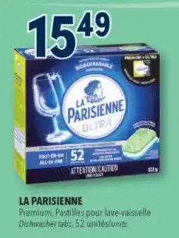 Familiprix LA PARISIENNE, Premium, Pastilles Dishwasher tabs, 52 units offer