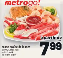 Metro CASSE-CROÛTE DE LA MER offer