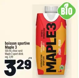 Metro BOISSON SPORTIVE MAPLE 3 | MAPLE 3 SPORT DRINK offer