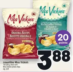 Metro CROUSTILLES MISS VICKIE'S | MISS VICKIE'S POTATO CHIPS offer