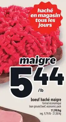 Metro BOEUF HACHÉ MAIGRE | LEAN GROUND BEEF offer