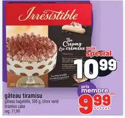 Metro GÂTEAU TIRAMISU | CAKE offer