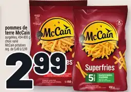 Metro POMMES DE TERRE MCCAIN | MCCAIN POTATOES offer