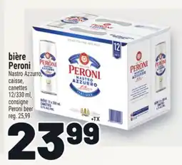 Metro BIÈRE PERONI | PERONI BEER offer
