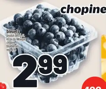 Metro BLEUETS | BLUEBERRIES offer