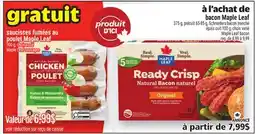 Metro SAUCISSES FUMÉES AU POULET MAPLE LEAF | SAUSAGES offer