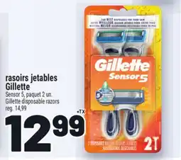 Metro RASOIRS JETABLES GILLETTE | GILLETTE DISPOSABLE RAZORS offer