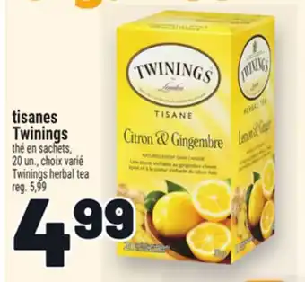 Metro TISANES TWININGS | TWININGS HERBAL TEA offer