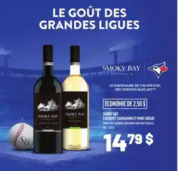 Metro SMOKY BAY CABERNET SAUVIGNON ET PINOT GRIGIO | SMOKY BAY CABERNET SAUVIGNON AND PINOT GRIGIO offer