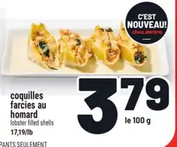 Metro COQUILLES FARCIES AU HOMARD | LOBSTER FILLED SHELLS offer