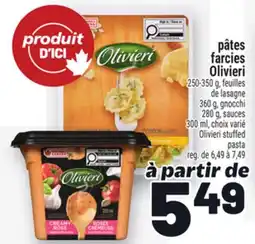 Metro PÂTES FARCIES OLIVIERI | OLIVIERI STUFFED PASTA offer