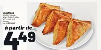 Metro CHAUSSONS | TURNOVERS offer