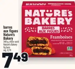 Metro BARRES AUX FIGUES NATURE'S BAKERY | FIG BARS offer