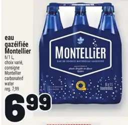 Metro EAU GAZÉIFIÉE MONTELLIER | MONTELLIER CARBONATED WATER offer