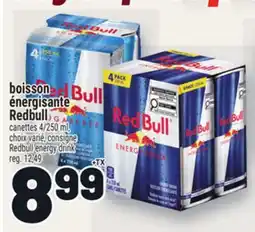 Metro BOISSON ÉNERGISANTE REDBULL | REDBULL ENERGY DRINK offer