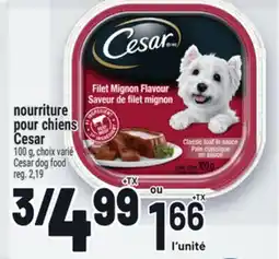 Metro NOURRITURE POUR CHIENS | CESAR DOG FOOD offer