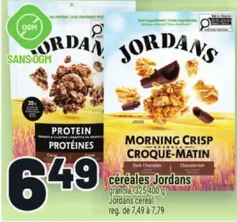 Metro CÉRÉALES JORDANS | JORDANS CEREAL offer