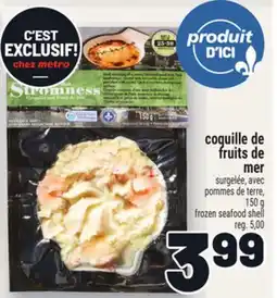 Metro COQUILLE DE FRUITS DE MER offer
