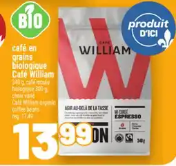 Metro CAFÉ EN GRAINS BIOLOGIQUE CAFÉ WILLIAM | CAFÉ WILLIAM ORGANIC COFFEE BEANS offer