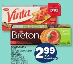 Marché Bonichoix DARE BRETON, VINTA, CRISPS CRACKERS offer
