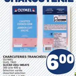 Marché Bonichoix OLYMEL DUO, TRIO SLICED DELI MEATS offer