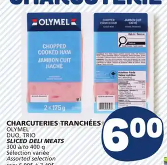 Marché Bonichoix OLYMEL DUO, TRIO SLICED DELI MEATS offer