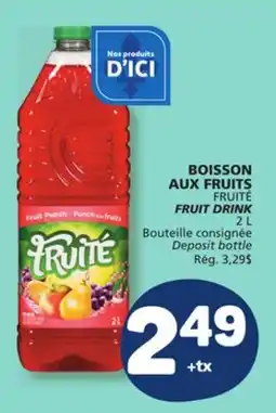 Marché Bonichoix FRUITÉ FRUIT DRINK offer