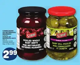 Marché Bonichoix STRUB'S PICKLES OR MARINATED BEETS offer