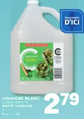 Marché Bonichoix COMPLIMENTS WHITE VINEGAR offer