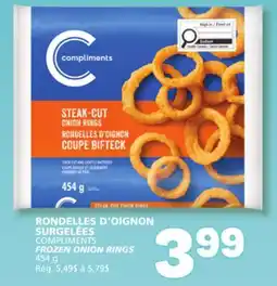 Marché Bonichoix COMPLIMENTS FROZEN ONION RINGS offer