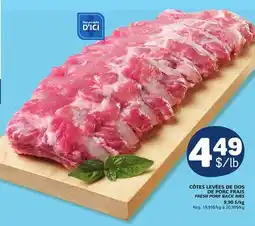Marché Bonichoix FRESH PORK BACK RIBS offer