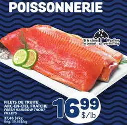 Marché Bonichoix FRESH RAINBOW TROUT FILLETS offer