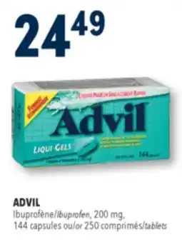 Familiprix ADVIL Ibuprofen, 200mg, 144capsules ou 250 tablets offer