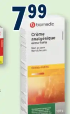 Familiprix BIOMEDIC Heating cream, pain relief cream or pain relief ice gel, selected sizes offer