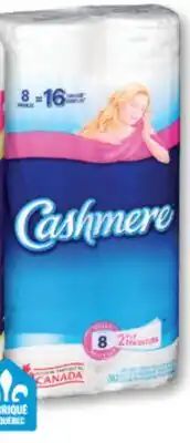 Familiprix CASHMERE Bathroom tissue, 8 double rolls or ESSENTIEL, Tissues, 6 packs offer