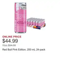 Costco Red Bull Pink Edition, 250 mL 24-pack offer