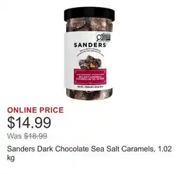 Costco Sanders Dark Chocolate Sea Salt Caramels offer