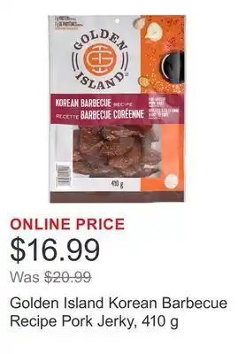 Costco Golden Island Korean Barbecue Recipe Pork Jerky offer