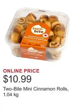 Costco Two-Bite Mini Cinnamon Rolls offer