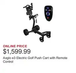Costco Axglo e3 Electric Golf Push Cart with Remote Control offer