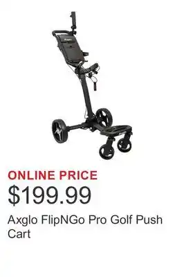 Costco Axglo FlipNGo Pro Golf Push Cart offer