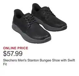 Costco Skechers Men's Stanton Bungee Shoe with Swift Fit offer