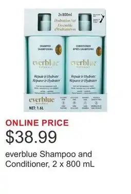 Costco everblue Shampoo and Conditioner offer