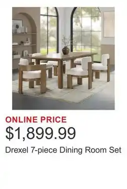 Costco Drexel 7-piece Dining Room Set offer