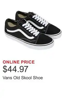 Costco Vans Old Skool Shoe offer