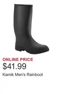 Costco Kamik Men's Rainboot offer