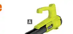 Home Depot Ryobi 18V ONE+ 100MPH 250 CFM LEAF BLOWER/SWEEPER (TOOL ONLY) offer