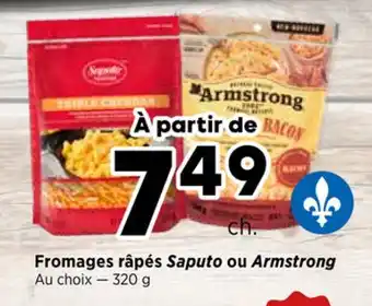 Val-Mont Fromages râpés Saputo ou Armstrong offer