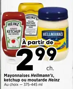 Val-Mont Mayonnaises Hellmann's, ketchup ou moutarde Heinz offer